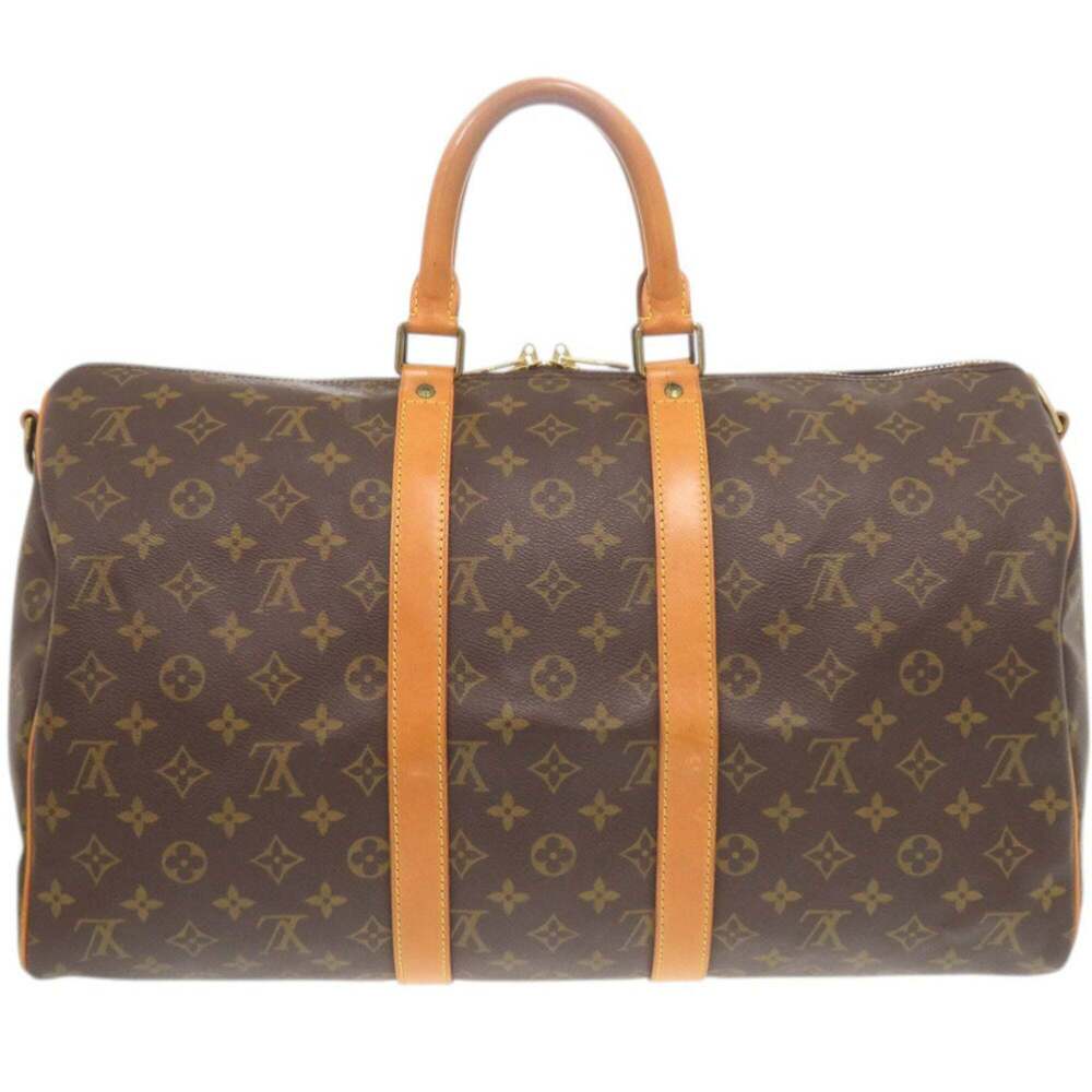 LOUIS VUITTON Authentic Brown Monogram Boston Bag - Picture 2 of 10